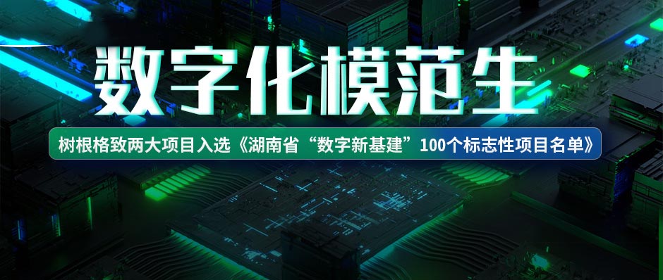 数字化模范生！树根格致两大项目获评省级标志性项目